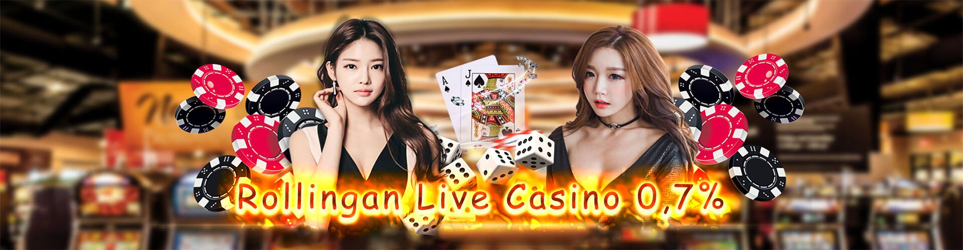 Rollingan Mingguan Live Casino 0,7%